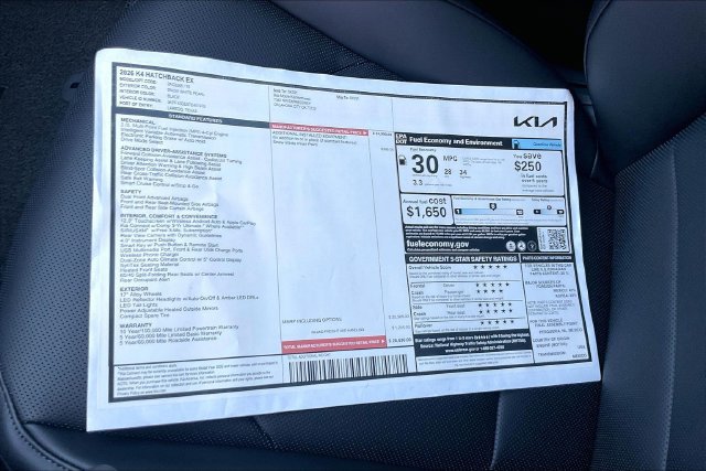 New 2026 Kia K4 EX FWD image 12