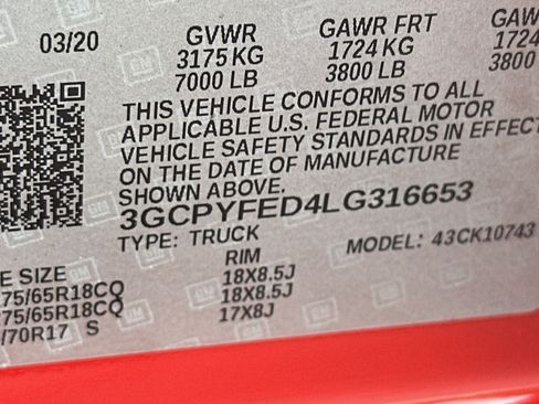 Used 2020 Chevrolet Silverado 1500 LT Trail Boss AWD/4WD image 31