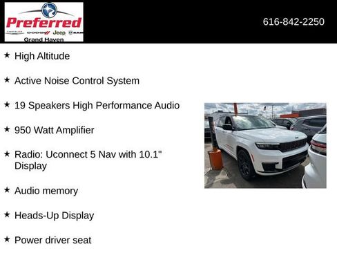 Used 2025 Jeep Grand Cherokee L Summit AWD/4WD image 20