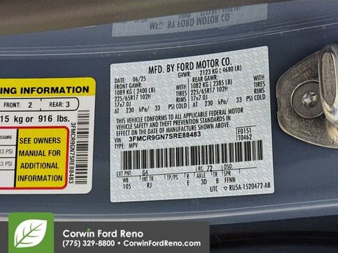 New 2025 Ford Bronco Sport Heritage w/ Convenience Package AWD/4WD image 33