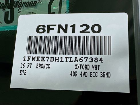 New 2026 Ford Bronco Big Bend w/ Black Diamond Package AWD/4WD image 6