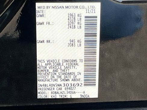 Used 2022 Nissan Altima 2.5 SV FWD image 29