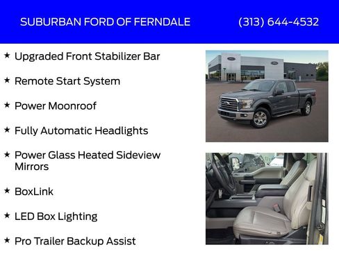 Used 2017 Ford F150 XLT w/ Equipment Group 302A Luxury image 25