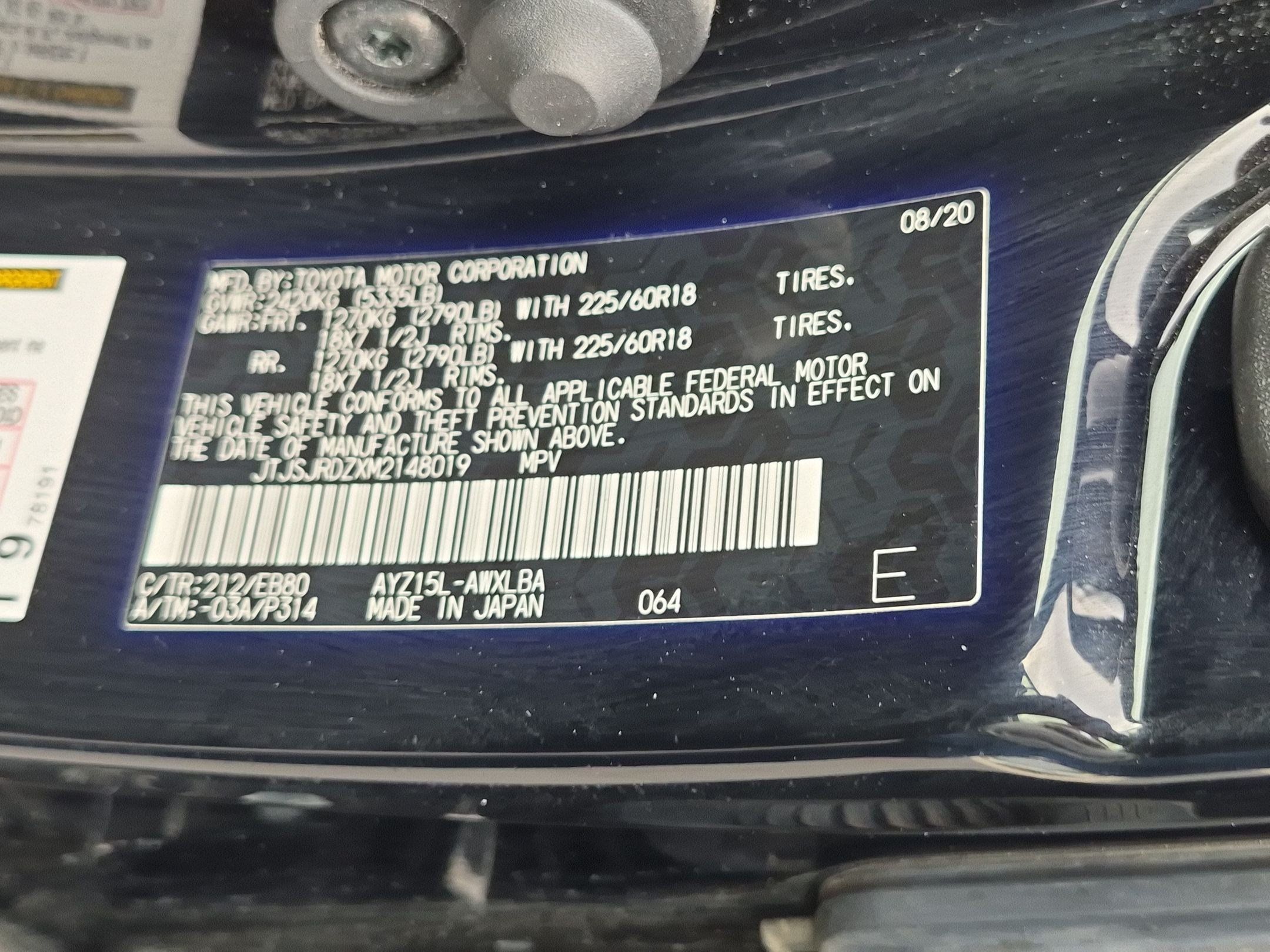 Used 2021 Lexus NX 300h AWD F Sport w/ Comfort Package image 32