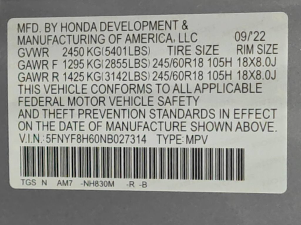 Used 2022 Honda Passport TrailSport image 62