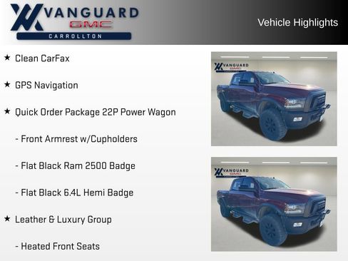 Used 2018 RAM 2500 Power Wagon w/ Leather & Luxury Group image 5