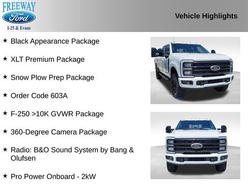 Used 2024 Ford F250 XLT w/ Black Appearance Package AWD/4WD image 2