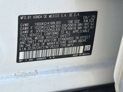 Used 2026 Honda HR-V EX-L image 35