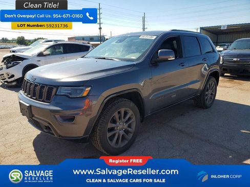 Used 2016 Jeep Grand Cherokee Limited 75th Anniversary AWD/4WD image 1