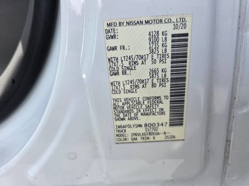 Used 2021 Nissan NV 2500 SV image 26