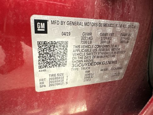 Certified 2019 Chevrolet Silverado 1500 LT w/ All-Star Edition AWD/4WD image 19