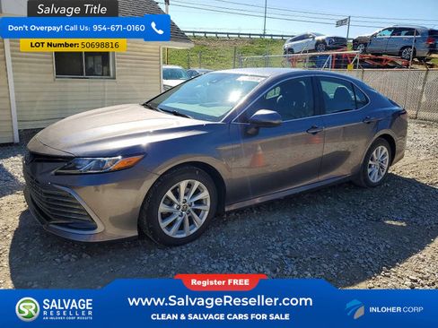 Used 2021 Toyota Camry LE FWD image 1