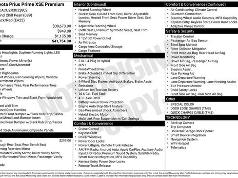 Used 2024 Toyota Prius Prime Premium FWD image 40
