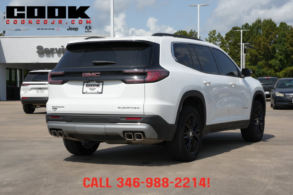 Used 2026 GMC Acadia Elevation w/ Elevation Premium Package FWD image 3