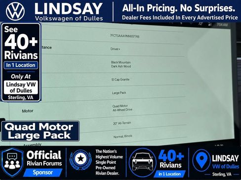 Used 2022 Rivian R1T Adventure AWD/4WD image 21