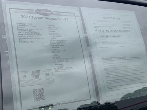 Certified 2023 Toyota Tacoma SR5 RWD image 36