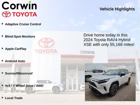 Used 2024 Toyota RAV4 XSE AWD/4WD image 6