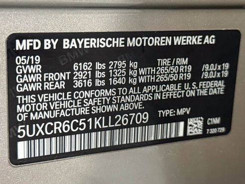 Used 2019 BMW X5 xDrive40i w/ Convenience Package image 46