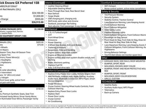 Used 2020 Buick Encore GX Preferred w/ Sport Touring Package image 5