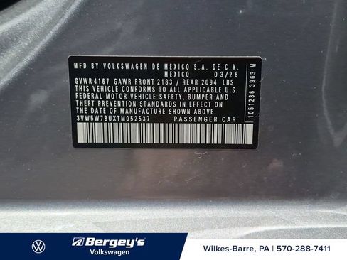 Certified 2026 Volkswagen Jetta S FWD image 30