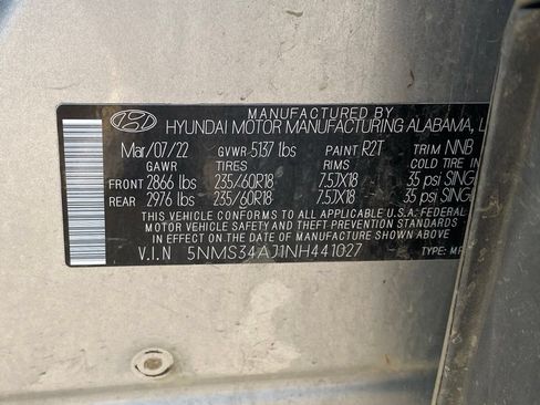 Used 2022 Hyundai Santa Fe SEL w/ Convenience + Premium Package FWD image 17
