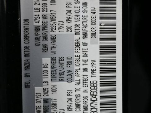 Used 2021 MAZDA CX-5 Touring image 39