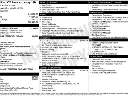 New 2026 Cadillac XT5 Premium Luxury w/ Driver Assist Package AWD/4WD image 38
