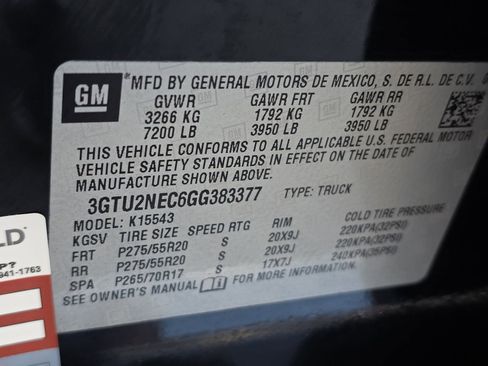 Used 2016 GMC Sierra 1500 SLT w/ All-Terrain Package image 32