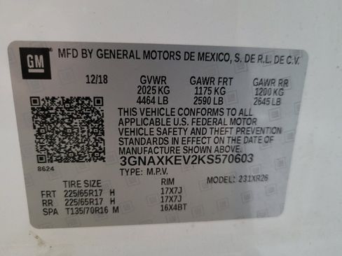 Used 2019 Chevrolet Equinox LT FWD image 33