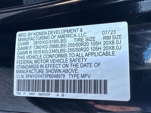 Certified 2023 Honda Pilot Touring image 44