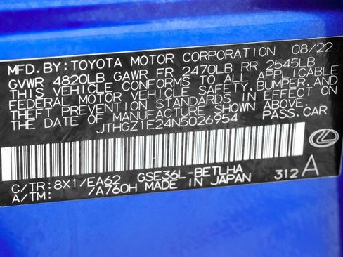 Used 2022 Lexus IS 350 F Sport w/ Memory Package image 55