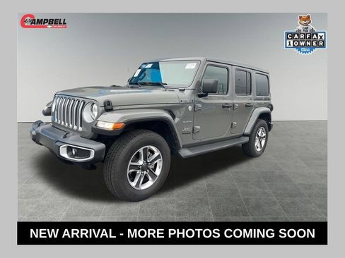 Used 2021 Jeep Wrangler Unlimited Sahara AWD/4WD image 1
