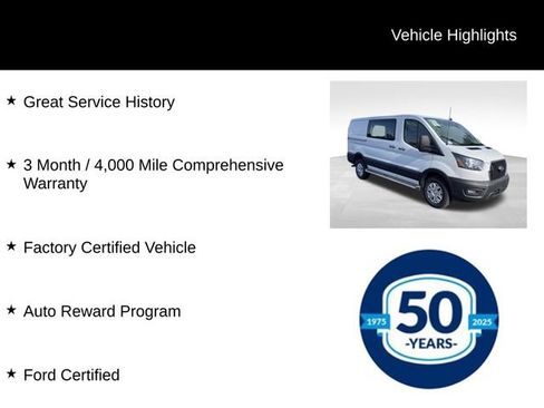 Used 2024 Ford Transit 250 Low Roof w/ Exterior Upgrade Package RWD image 7
