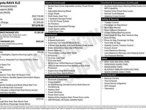 Certified 2025 Toyota RAV4 XLE w/ Convenience Package AWD/4WD image 36