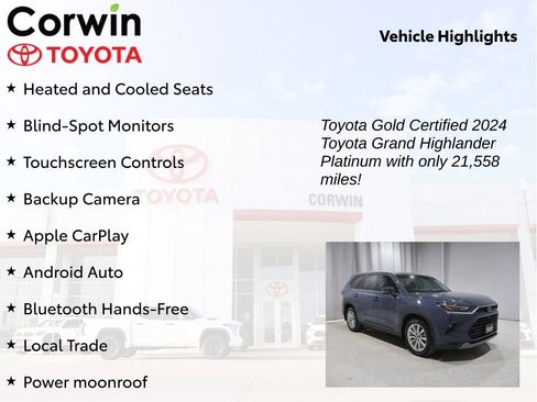 Certified 2024 Toyota Grand Highlander AWD image 9