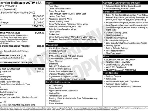New 2026 Chevrolet TrailBlazer ACTIV w/ Convenience Package AWD/4WD image 4