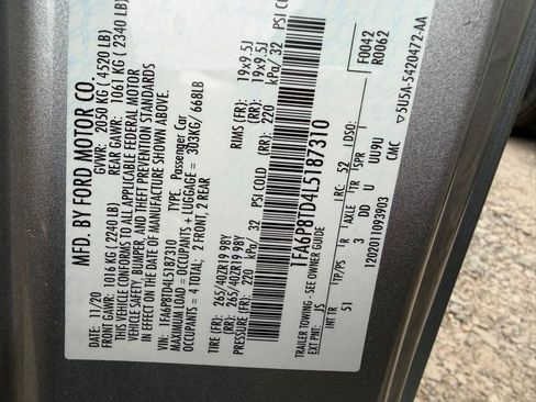 Used 2020 Ford Mustang Premium w/ 2.3L High Performance Package RWD image 10