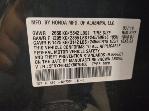 Used 2019 Honda Pilot EX image 33