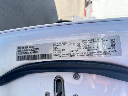 Used 2022 RAM 1500 Tradesman w/ Chrome Appearance Group RWD image 28