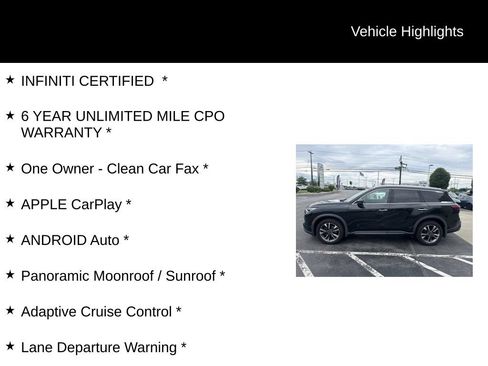 Certified 2022 INFINITI QX60 Luxe w/ Cargo Package AWD/4WD image 11