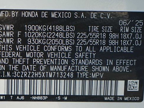 Certified 2026 Honda HR-V Sport image 30
