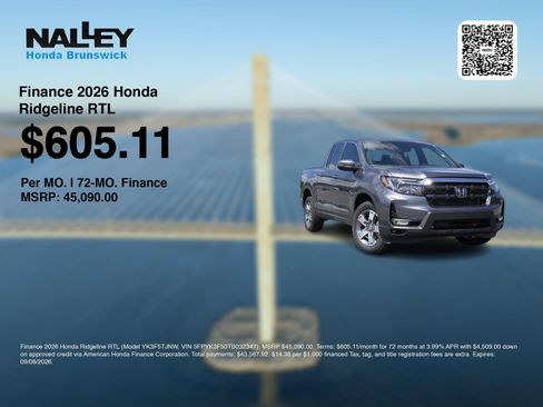 New 2026 Honda Ridgeline RTL image 7