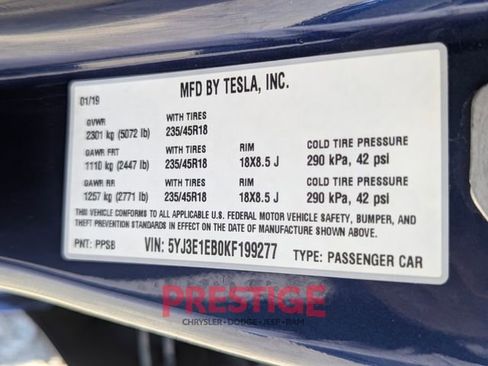 Used 2019 Tesla Model 3 Long Range image 32