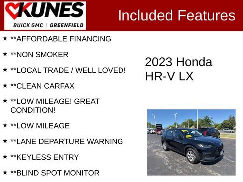 Used 2023 Honda HR-V LX image 3
