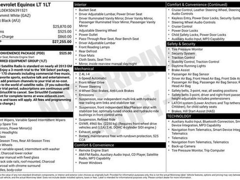 Used 2013 Chevrolet Equinox LT w/ Driver Convenience Package FWD image 35