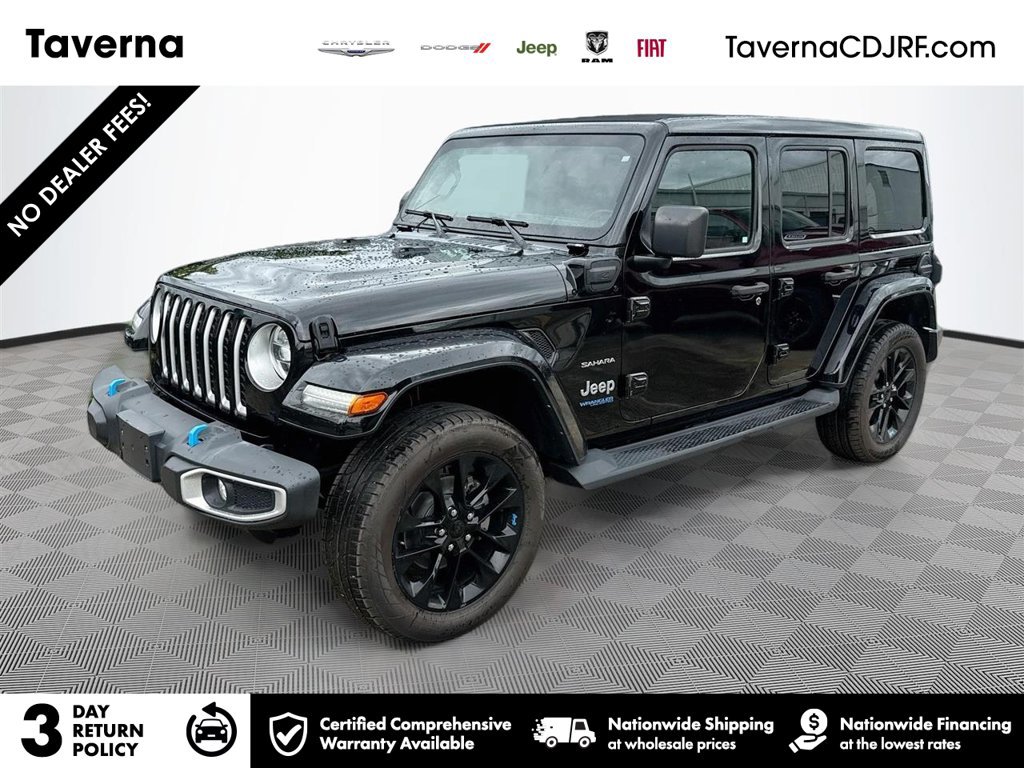 Certified 2022 Jeep Wrangler Unlimited Sahara w/ Cold Weather Group AWD/4WD image 1
