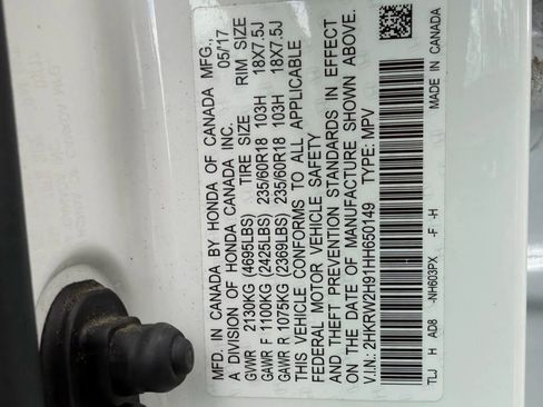 Used 2017 Honda CR-V Touring image 27