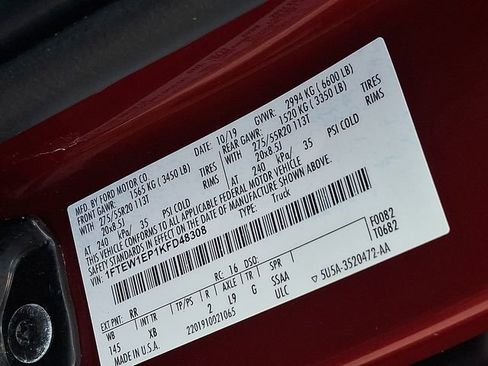 Certified 2019 Ford F150 XLT w/ Equipment Group 302A Luxury AWD/4WD image 27