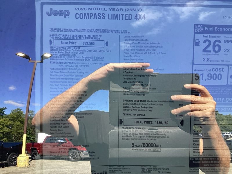 New 2026 Jeep Compass Limited AWD/4WD image 18