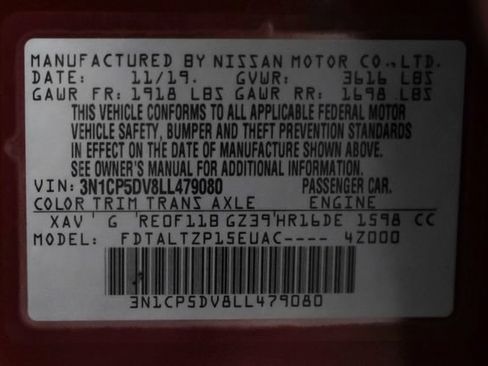 Used 2020 Nissan Kicks SR w/ Exterior Package FWD image 52